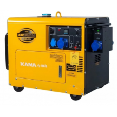 Генератор дизельный KDK7500SCA, 6.9KVA, однофазный 230V