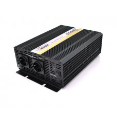 Инвертор напряжения ORBUS ORMS24-2500 (2500Вт), 24 / 220V, approximated, 2 Shuko, клемные провода, 6 предохранителей, Box.