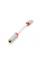 Переходник KY-201 Type-C(M) / Jack 3.5mm(F), 5см, White / Black, Box