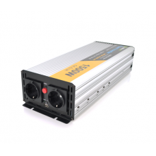 Инвертор напряжения Solinved Sol-Yb24-1500M, 24V / 220V, 1500W с аппроксимированной синусоидой, 2Shuko, USB, клеммные провода