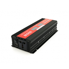 Інвертор напруги Demuda, 800W 12 / 220V з апроксимованою синусоїдою, 1 універсальна розетка, USB, клемні дроти
