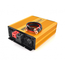 Инвертор напряжения Mexxsun MXSPSW-1500, 12V / 220V, 1500W с правильной синусоидой, 2 Shuko, клемные провода