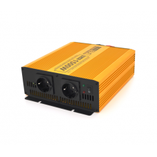 Інвертор напруги Mexxsun MXSPSW-1500, 24V / 220V, 1500W з правільною синусоїдою, 2 Shuko, клемні дроти