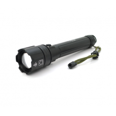 Ліхтар ручний Bailong BL-L-6-P90, 1LED P90, 50W, 3 режими, ZOOM, 2х18650 / 12800 Black, IP44, кабель USB-micro, 230х50х32мм, BOX