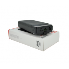 PowerBank XO-PR156 30000mAh,flashlight,Input:5V / 2.5A,9V / 2A,12V / 1.5A(Micro,Type-C,Lightning),Output:5V / 3A,9V / 2A,12V / 1.5A(3USB,Type-C)