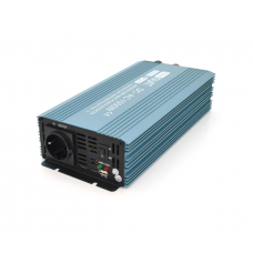 Инвертор напряжения Mexxsun MXS-1500, 24V / 220V, 1500W с модифицированной синусоидой, 2 Shuko, клемные провода