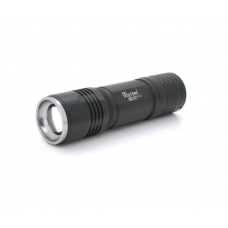 Ліхтар ручний Watton WT-313, 1LED Cree T6, 3W, 5 режимів, ZOOM, 18650 / 2800mah (перехідник 3*AAA), Black, IP44, СЗУ, 120х33х33мм, BOX