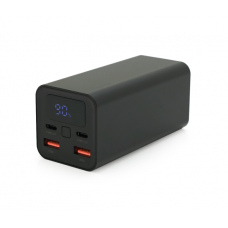 PowerBank XO-PB97 20000mAh, Input:(2хType-C), Output:(2хUSB,2хType-C), PD65W for Laptop, plastic, Black