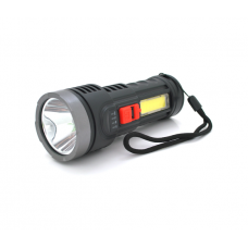Ліхтарик ручний LATERNA L-822, 5WLED+COB, пластик, вбудований акумулятор, IP40, 145х56х45, USB кабель