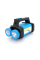 Ліхтар пошуковий SW-8802, 1LED+COB T6, 5W, 2+1+1 режим, 3600mAh, Black / Blue, IP40, USB кабель+4*LR06(немає в комплекті), 190х110х130мм, BOX