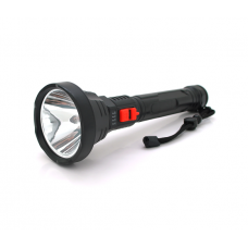 Ліхтар ручний Bailong BL-826, 1LED, OSL LED, 3W, 3 режими, вбудований АКБ / 2000mah, Black, IP44, кабель USB-micro, 260х82х36мм, BOX