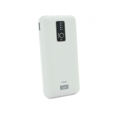 Powerbank TX-108 10000mAh, кабеля USB: Micro, Lighting, Black, (270g), Blister