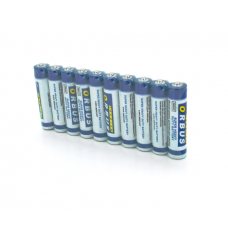 Батарейка сольова Orbus Zinc Carbon 1.5V AAA / LR03, 10 штуки shrink