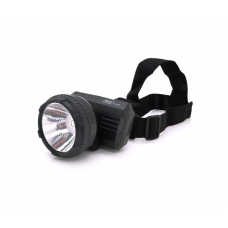 Фонарик налобний YAJIA YJ-1836, 1LED, 2 режими, 800 mAh, кабель для зарядки 220V, BOX