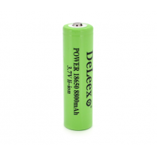 Аккумулятор Li-ion POWERMASTER DELEEX 18650, 8800 мАч, цена шт