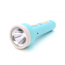 Ліхтарик ручний LATERNA ST-8653, 1W, 1Led+COB, 1+1 режим, вбудований аккум, корпус пластик, 220V, IP40, 185х63х35, Blister