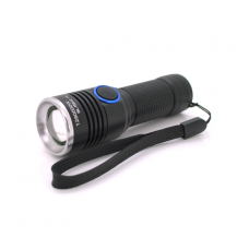 Ліхтарик ручний Bailong R-842, CREE T6, Zoom, 3 режими, алюміній, акум 14500, USB кабель, 126х30х24, BOX