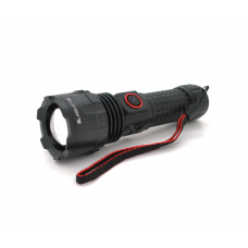 Ліхтар ручний Bailong BL-A88-GT100, 1LED GT1000, 3W, 3 режими, ZOOM,26650 / 8800mah, Black, IP40, кабель USB-Type-C, 190х50х35мм, BOX