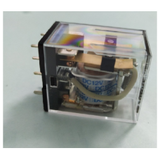 Реле YX211 / LY-212DP. power relay, DC12V 10A 30VDC 250VAC 30*20*27mm