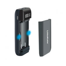 ЗУ LiitoKala Lii-MP2, функция Powerbank , USB / Type-C, LED display, поддерживает Li-ion, 3.7V / 1.2V AA / AAA 18650 / 18700 / 20700 / 21700