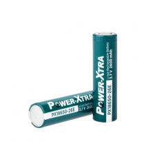Аккумулятор Li-ion Power-Xtra 18650 2600mAh 3.7V, Green