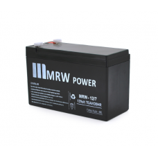 Аккумуляторная батарея Mervesan MRW-12 / 7L 12 V 7Ah ( 150 x 65 x 95 (100) ), 1.65 kg BLACK