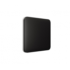 Кнопка для одноклавишного или проходного выключателя Ajax SoloButton (1-gang / 2-way) black