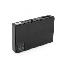 ДБЖ UPS-18W DC1018P для роутерів / комутаторів / PON / POE-430, 5 / / 9 / 12V, 1A, 10400MAh(4*2600MAh), Black, BOX