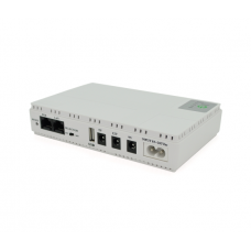 ДБЖ UPS-18W DC1018P для роутерів / комутаторів / PON / POE-430, 5 / / 9 / 12V, 1A, 10400MAh(4*2600MAh), White, BOX