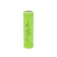 Аккумулятор WMP-4000 18650 Li-Ion Flat Top, 2000mAh, 3.7V, Green
