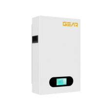 Літій-залізо-фосфатний акумулятор GEAR LiFePO4 51.2V 100AH (BMS-50A / 100A), (400x186x620), 20.546.5kg до 6000 циклів