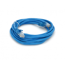 Патч-корд литой RITAR, UTP, RJ45, Cat.6, 2m, синий, Cu (медь)