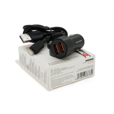 Набір BOROFONE BZ19A АЗУ 2xUSB+ кабель iPhone, 2.4A, 1м, Black, Box