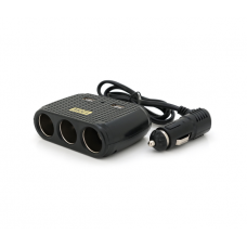 АЗУ розгалужувач Olesson 1512, 12V-3*12V+2*USB, Black, Blister