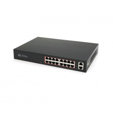Комутатор Merlion MG1018 18 портів Ethernet 10 / 100 / 1000 Мбіт / сек. метал AC220V.