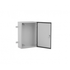 Гермобокс VAGOS 4U-A-IP54 (600х400x200) для крепления на стену, метал, IP54, дверь петельная, поворотный замок