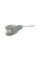 Датчик движения, расстояние макс. 12м, 220V макс. нагрузка 100Вт, Silver
