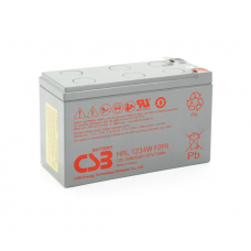 Аккумуляторная батарея CSB HRL1234WF2FR, 12V 9Ah (151х65х98мм), 2.62 kg, Gray