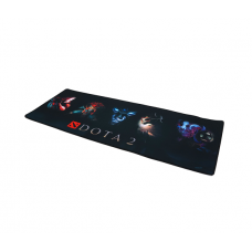 Коврик 300*800 тканевой DOTA2 "Heroes", толщина 2 мм, цвет Black, OEM