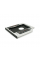 Адаптер подключения HDD 2.5'' 9.5 mm в отсек ноутбука SATA / mSATA (HDC-25), корпус aluminum, Blister
