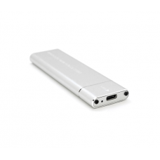 Карман зовнішний NVME Type-C, Silver