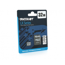 Карта пам'яті Patriot LX microSDHC Class 10 UHS-I, 32GB