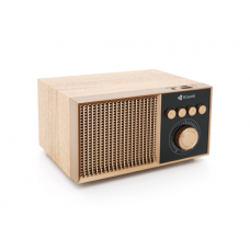 Колонка Kisonli G10 Bluetooth 5.0, 1х5W, 1200mAh, ≥90dB, USB / TF / BT / FM / AUX, DC: 5V / 1A, Red-Wood, BOX
