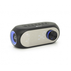 Колонка Kisonli LP-2S Bluetooth 5.0, 1х5W, 1200mAh, USB / TF / BT / FM / AUX / LCD / Clock, DC: 5V, Black, BOX