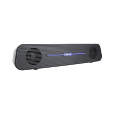 Колонки 2.0 Kisonli i-520, для ПК и ноутбука, USB + 3.5mm, 2x3W, 20Hz- 20KHz, Black, BOX