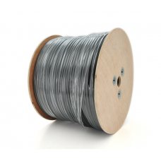 Кабель волоконно-оптический PiPo FTTH 1-волоконный GJYXCFH-1B6a+M, плоский с допустимым растягивающим усилием 1,0 кН, бухта 1км