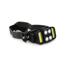 Налобний ліхтарик Voltronic K362, 4 led 5W, 2 Led Cob, red, sensor, 6 режими, корпус-пластик, водостійкий, ip44, живлення АКБ вбудований, USB Type-З кабель, 5000K, BOX