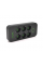 Сетевой фильтр F06U, 6 розеток EU + 4 USB + 1PD, кнопка включения с индикатором, 2 м, 3х0,75мм, 2500W, Black, Box