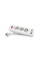 Сетевой фильтр F23U, 3 розетки EU + 3 USB + PD, кнопка включения с индикатором, 2 м, 3х0,75мм, 2500W, White, Box