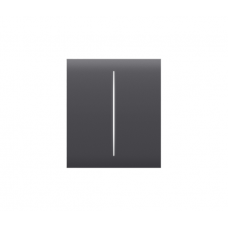 Центральная кнопка для двухклавишного выключателя Ajax CenterButton (2-gang) graphite